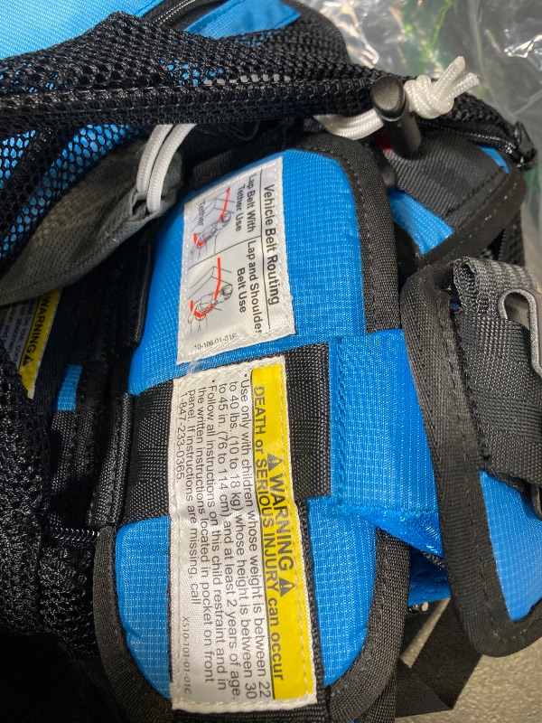 Photo 1 of RideSafer Gen 5 - Extra Small (XS) Blue, Lightweight, Compact, Portable Car Seat, 2+ Years; 26.5–40 lb - Perfect for Travel and Everyday Child Safety