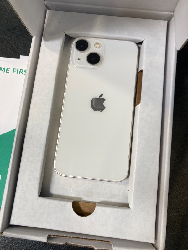 Photo 1 of Apple iPhone 13 Mini, 256GB, Starlight - Unlocked (Renewed Premium)