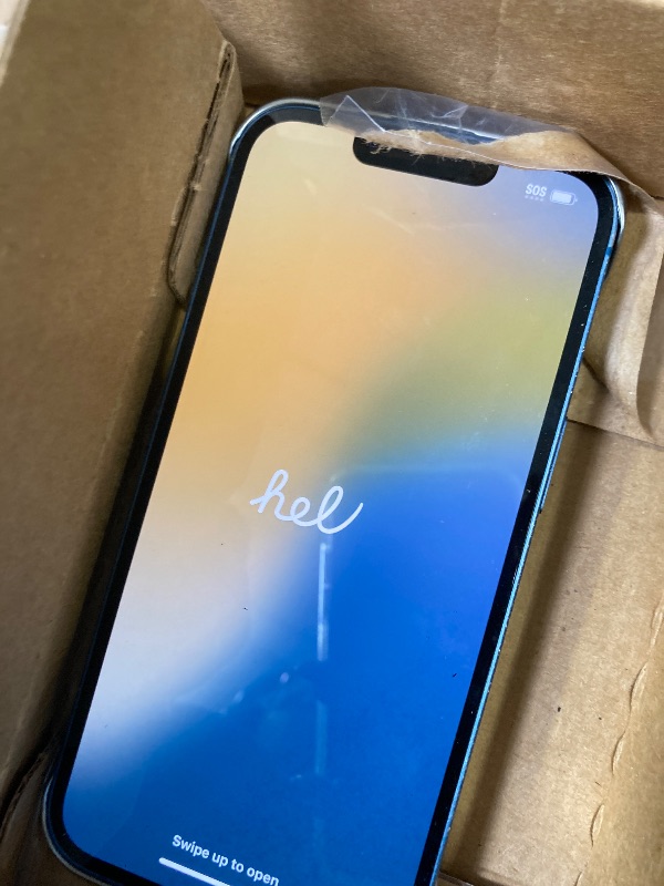 Photo 1 of Apple iPhone 13, 128GB, Blue - Unlocked (Renewed)