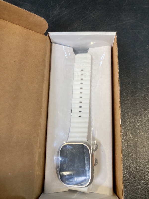 Photo 1 of Apple Watch Ultra 2 [GPS + Cellular, 49mm] - Titanium Case With White Ocean Band, One Size (Renewed)