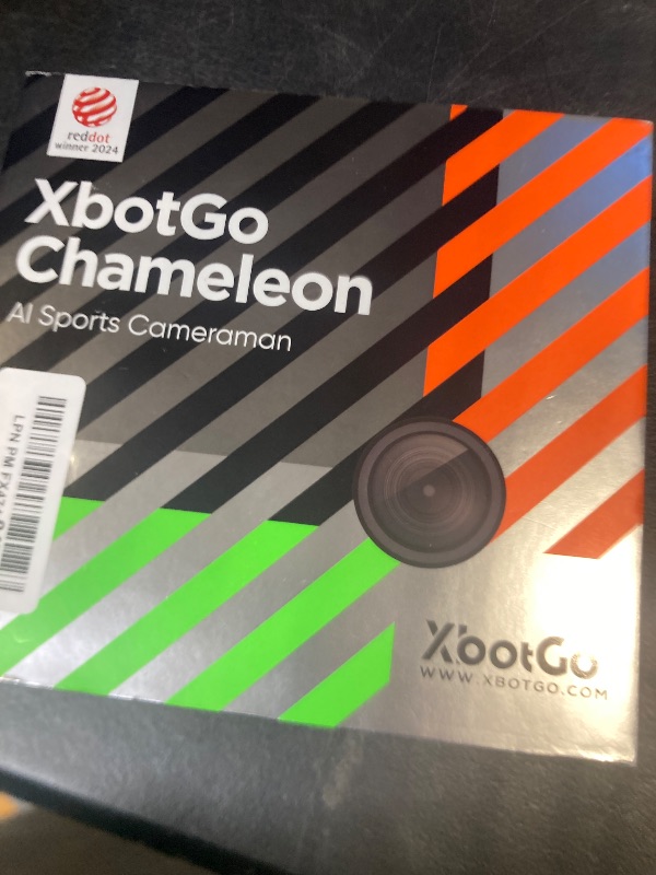 Photo 1 of XbotGo Chameleon AI Auto Sports Action Camera - 4K 60FPS Soccer Camera and Basketball Tracking Camera for Team Sports, Live Streaming, No Subscription, Works with iOS & Android (Lava Graphite)