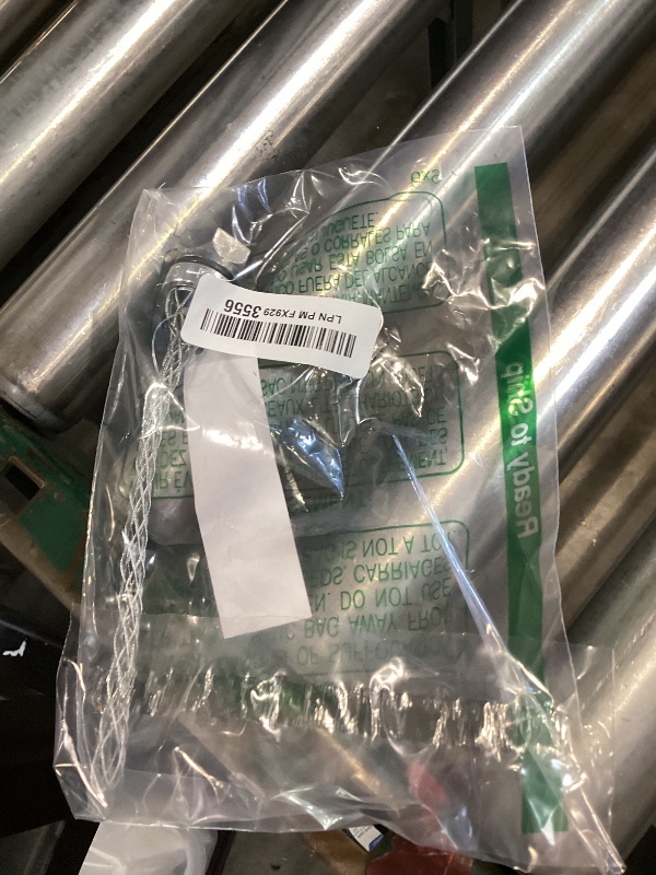 Photo 1 of Legrand Pass & Seymour BOX30 Flexcor Wire Mesh Grip, Wide Range, Straight Male, Dust Tight, 1/2" NPT, 0.300"-0.430" Cable Grip Range, Silver (1 Count)
