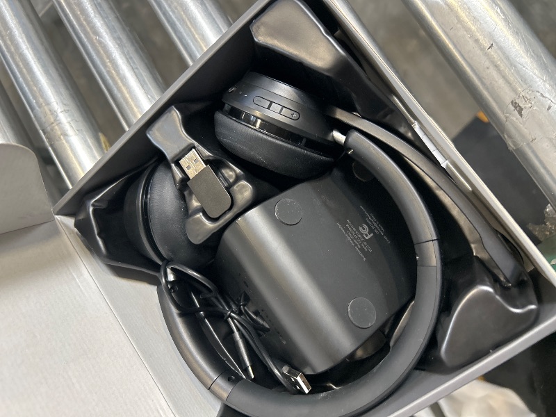 Photo 1 of (Upgraded Version) Wireless Headset, Bluetooth Headset with Noise Cancelling Microphone, Best Headphones with Mic Mute & USB Dongle for PC/Computer/Laptop/Cell Phones/Remote Work/Call Center
