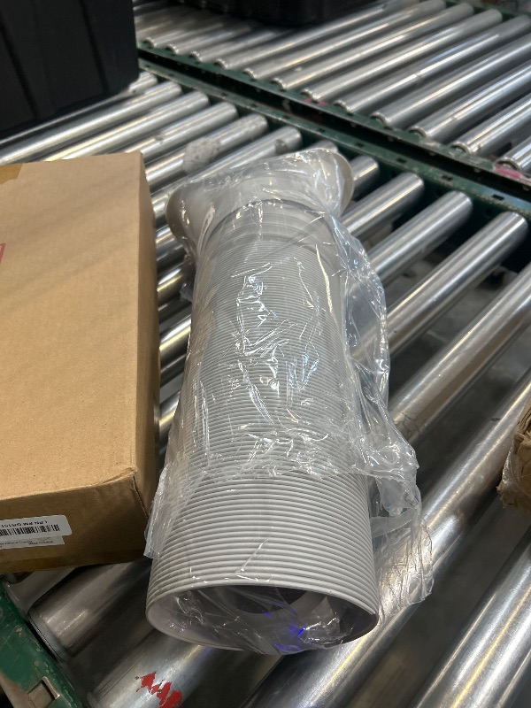 Photo 1 of Portable AC Window Kit with 5.1” Exhaust Hose for Sliding Window, Adjustable Air Conditioner Window Vent Kit for Ducting AC Seal Panel for Horizontal&Vertical Window.