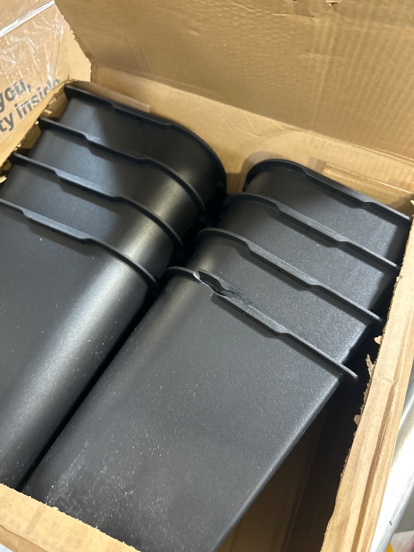 Photo 1 of ANNKUT Bed Risers 8 Inch Heavy Duty, Furniture Risers for Bed Desk Table Sofa Couch ?Oversized Bed Lifts Risers, Support up to 5000 Lbs(8 Pack Black)
