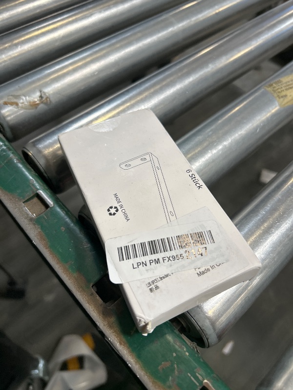 Photo 1 of LSK 6PCS L Bracket, 5"×2"(125×50mm) Shelf Support Bracket Max Load : 42lb, White