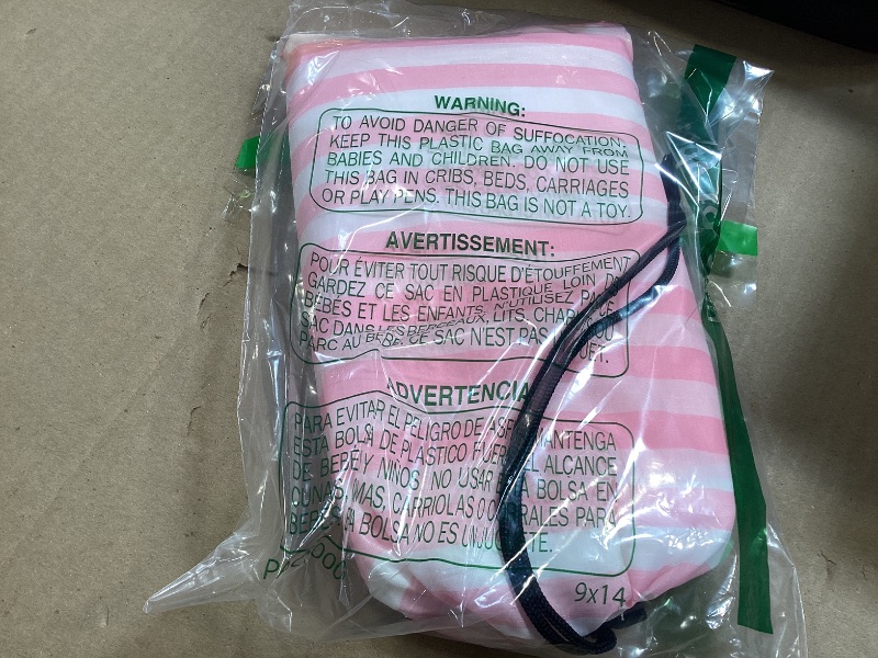 Photo 1 of Beach Blanket Waterproof Sandproof, Large 78''×86'' Picnic Blankets for 2-4 Adults with Stakes, Sand Free Compact Pocket Beach Mat, Beach Essentials Necessities Accessories Must Haves-Pink Stripe