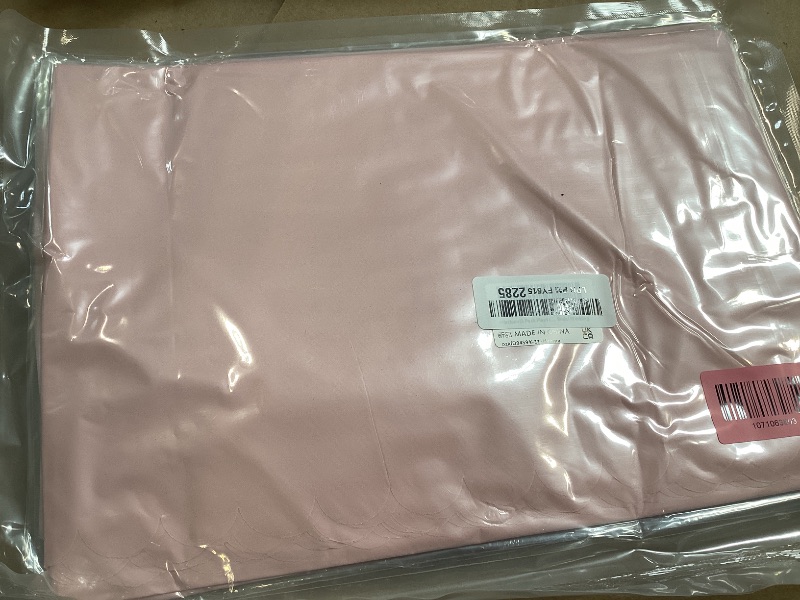 Photo 1 of 3 Pack Plastic Light Pink Tablecloths, 54 X 108Inch Disposable Spring Tablecloth Scalloped Mother's Day Table Cloth for Rectangle Tables Table Cover for Easter Baby Shower Bridal Tea Party Wedding