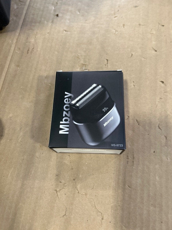 Photo 1 of Mbzoey Electric Foil Shavers for Men: Mini Electric Razor for Face - IPX7 Waterproof Cordless Razor with LED Display & Fast Charge - Micro-Comb Technology & Precision Blades