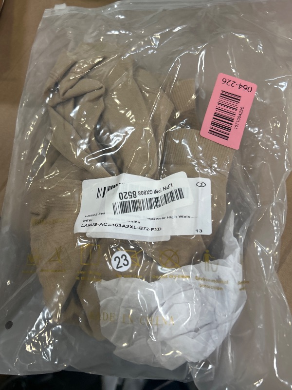 Photo 1 of LANCS Seamless Maternity Shapewear High Waist Maternity Shorts Pregnancy Underwear Over Bump Belly Support Beige