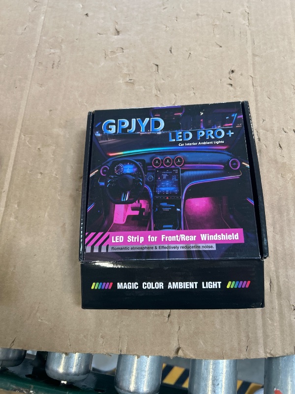 Photo 1 of GPJYD LED Strip Lights for Car Windshield 59in, RGB Ambient Lighting Car Interior with Noise Reduction, 16 Million Colors, Music Mode and Smart Control Car LED Lights Interior