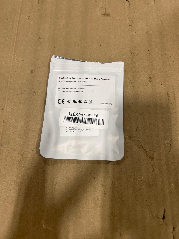 Photo 1 of Lightning to USB C Adapter 2 Pack - Fast Charging & Data Transfer USB Type C to Lightning Charger Connector Compatible with iPhone 15/16/17 Pro Max/Plus, Samsung, Pixel - (Not for Headphones/OTG)