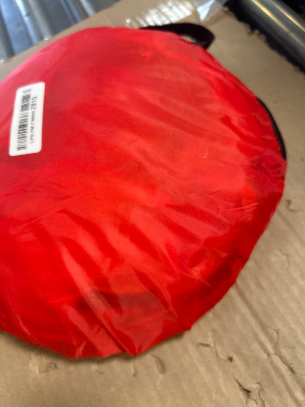 Photo 1 of PopUp Princess Tent, Toddler Girl Toys Baby Ball Pit with LED Star Lights, Foldable Kid Play Tent with Carrying Bag, Indoor Outdoor 1 2 3 Year Old Girls Toy Gift for Birthday/Christmas, Red