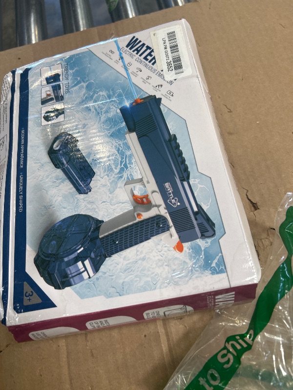 Photo 1 of Electric Water Guns for Adults - Automatic Water Gun Powerful, Water Gun with 510cc High Capacity, Electric Squirt Gun, Blue
