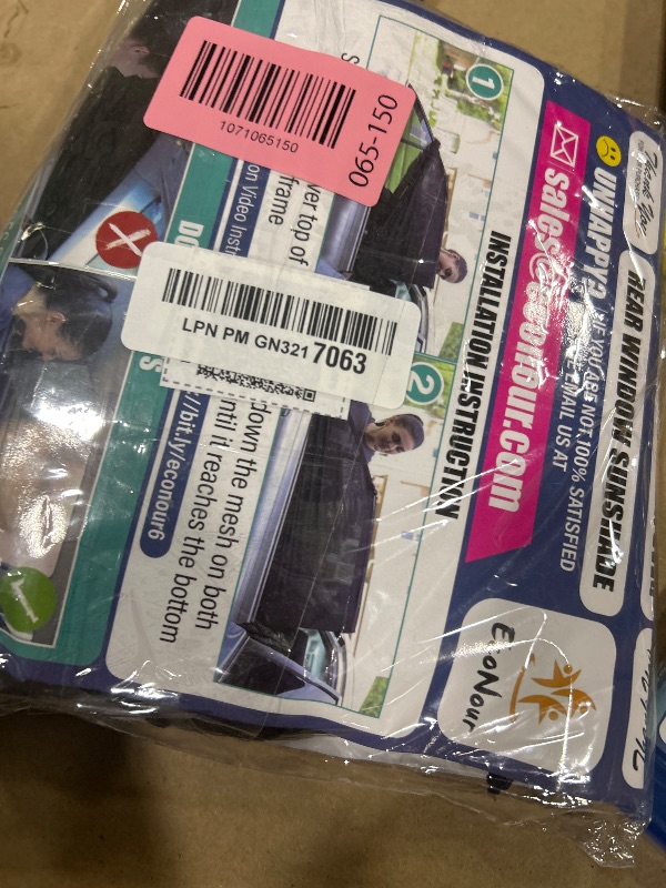 Photo 1 of EcoNour Car Window Screens for Camping (Pack of 2) | 100% Protection from Bugs, UV and Mosquito Net | Breathable Mesh Baby Window Covers for Privacy Blackout (Medium 16"x30") | Car Window Accessories