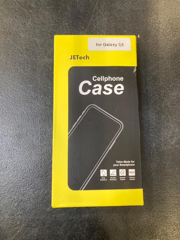 Photo 1 of JETech Shockproof Case for Samsung Galaxy S8, Dual Layer Protective Phone Cover with Shock-Absorption (Black)