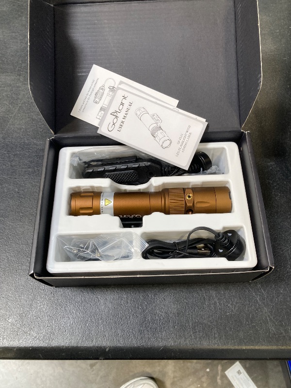 Photo 1 of 3000 Lumen Aluminum Tactical Flashlight with Laser Combo, Picatinny/MLOK Rifle Light, Magnetic Charging & Remote Switch | 2.5H Runtime, IPX7 Waterproof, 500m Beam for AR-15, Hunting, Home Defense