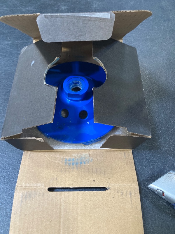 Photo 1 of ACTINTOOL 4.5" Plate 6 Arrow Segments Grinding Cup Wheel for Concrete Floor Grinding (4.5 Inch 5/8"-11)