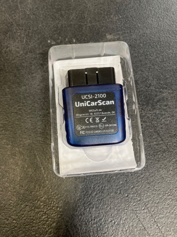 Photo 1 of UniCarScan UCSI-2100 OBD2 Bluetooth 4.0 Scanner for BimmerCode & MotoScan, Works with iOS, Android & Windows