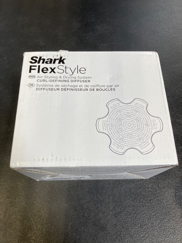 Photo 1 of Shark XSKHD4DA FlexStyle Curl-Defining Diffuser, Attachment for Shark FlexStyle Blow Dryers, Styling Tool for Wavy, Curly, and Coily Hair, Enhance Natural Curls, Extendable Prongs, Stone