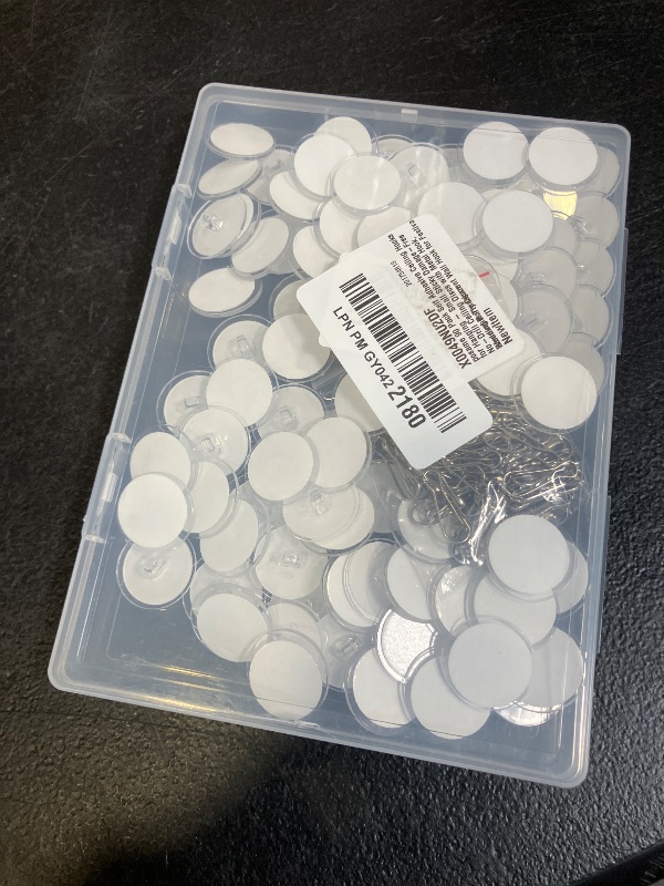 Photo 1 of posame 90 Pack Self Adhesive Ceiling Hooks for Hanging - Small Sticky Damage-Free No-Drill Ceiling Discs with Metal Hook, Removable Transparent Wall Hook for Festival Wedding Party Décor