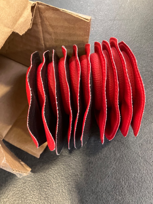 Photo 1 of MAG® 10?Pack Round 4000?Gauss Ferrite Biomagnets – Dr?Goiz Therapy Kit – 54?×?8?mm – Vinyl-Coated with Clear Positive/Negative Polarity