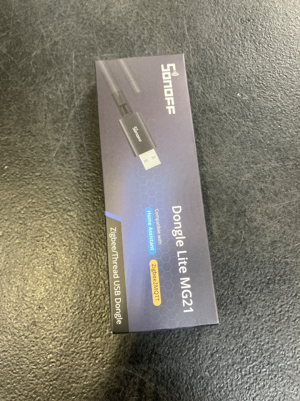 Photo 1 of SONOFF Zigbee 3.0 & Thread Dongle Lite (EFR32MG21) | USB Stick Coordinator for Home Assistant & Zigbee2MQTT | Compact Gateway with Easy Firmware Flashing & Extension Cable