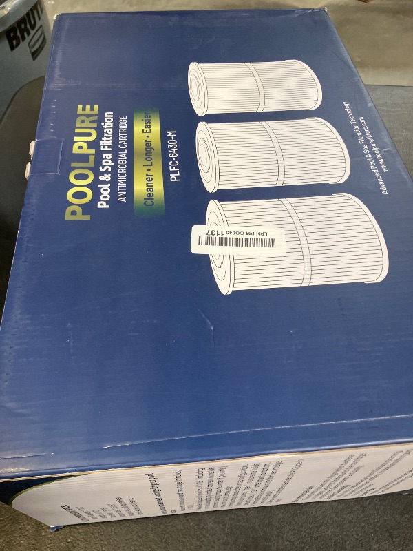 Photo 1 of POOLPURE PLFC-6430-M Spa Filter Replaces Watkins 31489, Compatible Pleatco PWK30-M, Filbur FC-3915M, P/N0969601, 71825, 73178, 73250, 3 Pack.
