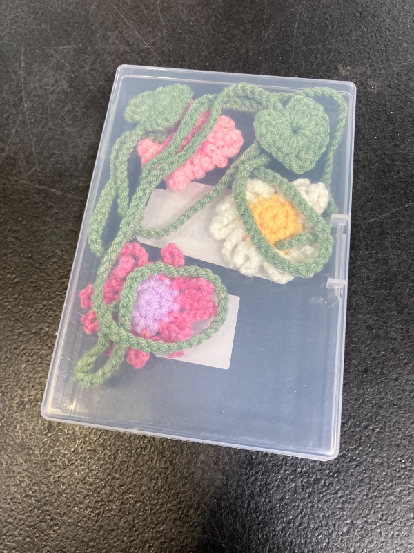 Photo 1 of 6 Pack Flower Crochet Bookmarks,Daisy Sunflower Bookmark for Women Personalized Crochet for Book Lovers and Teachers