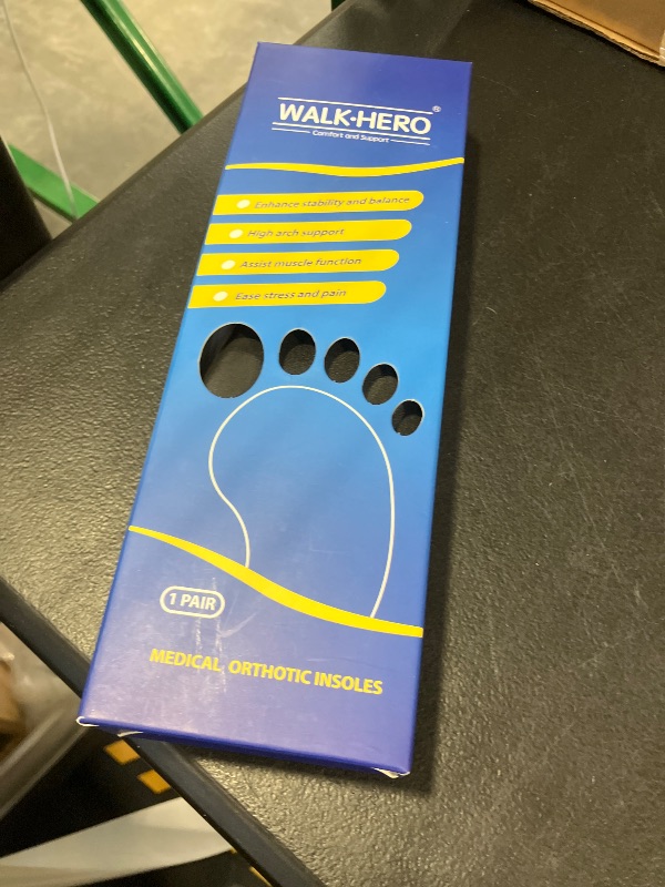 Photo 1 of Inserts Relieve Plantar Fasciitis - Flat Feet Insoles Arch Supports, Orthotic Insoles for Foot Pain Arch Pain Reduce Muscle Fatigue Absorb Shock (Mens 5-5 1/2 | Womens 7-7 1/2)