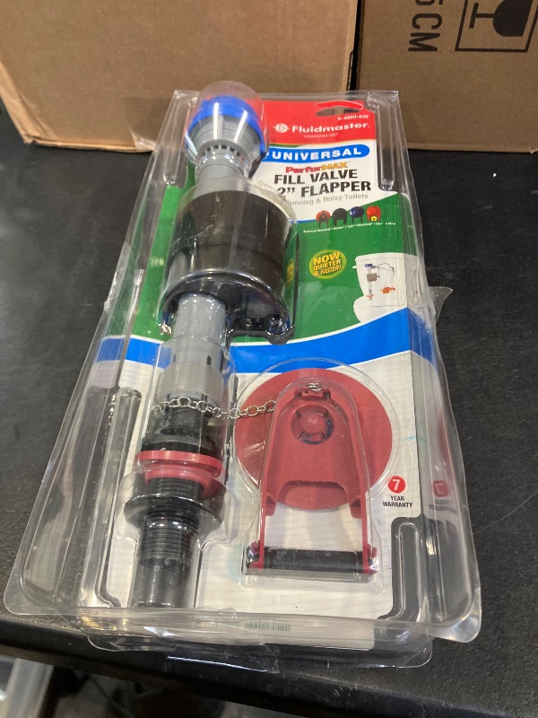 Photo 1 of Fluidmaster K-400H-039 High Performance Toilet Fill Valve with 2-Inch Adjustable Toilet Flapper Kit