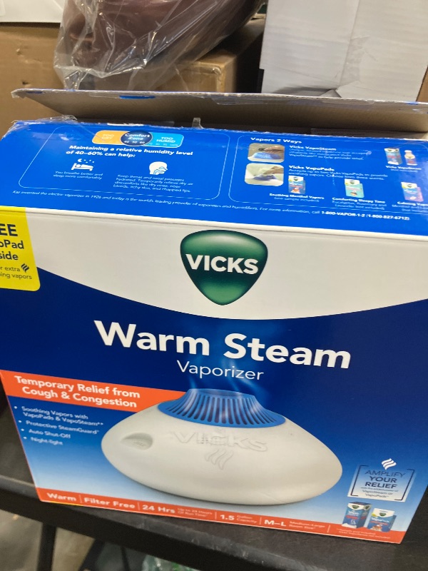 Photo 1 of VICKS VAPORIZER 1.5GAL