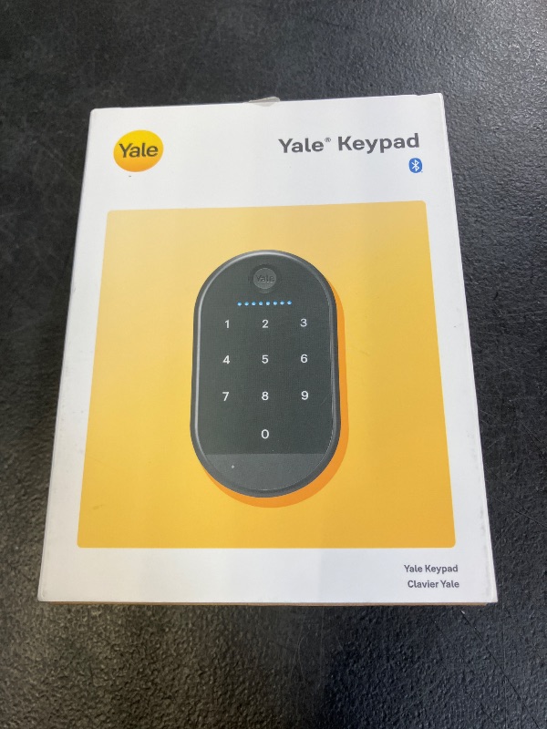 Photo 1 of Yale Keypad - Smart Bluetooth Keypad for Yale Approach, Wi-Fi Lock, Smart Locks for Easy Pin Code Entry and One-Touch Locking