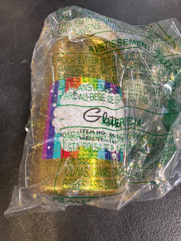 Photo 1 of Craft and Party, 1 Pound Bottled Craft Glitter for Craft and Decoration (Gold)