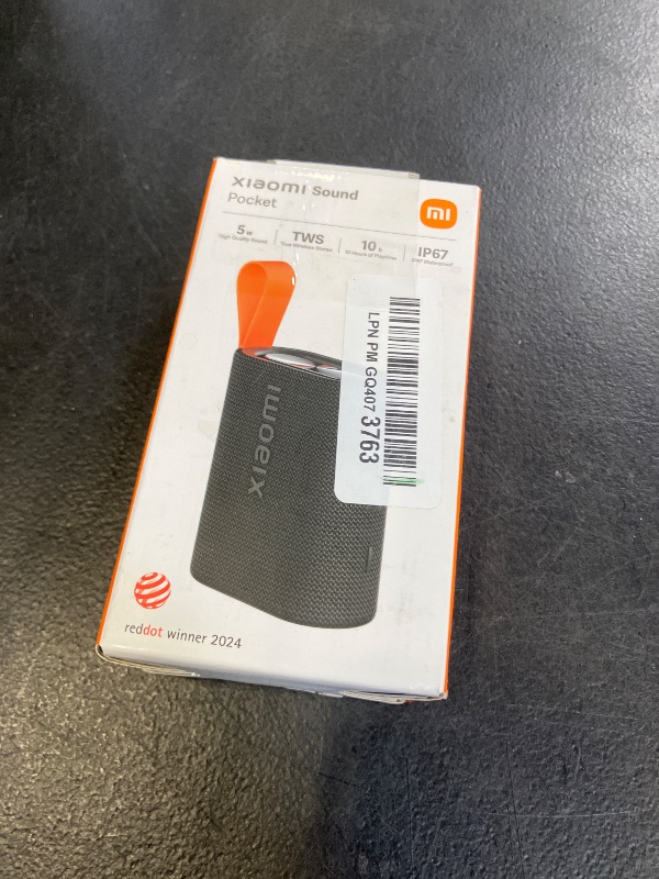 Photo 1 of Xiaomi Portable Mini Bluetooth Speaker Sound Pocket, Small Outdoor Best Wireless Blue Tooth Speaker 5.4 IP67 Waterproof with 10 Hours Playback Time, Supports TWS Connection, Black