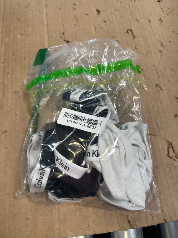 Photo 1 of Calvin Klein Carousel Logo Cotton Stretch Bikini Panties, 3 Pack