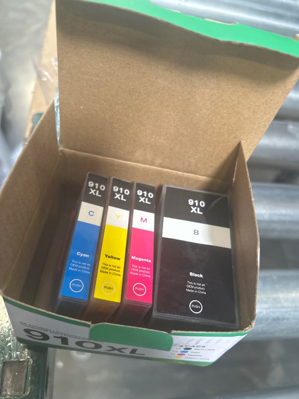 Photo 1 of Anemec 910XL Ink Cartridges Combo Pack Replacement for HP Ink 910 XL Compatible with OfficeJet Pro 8020 8025 8028 8035 8030 8010 8015 8018 8022 Printer, 4 Pack