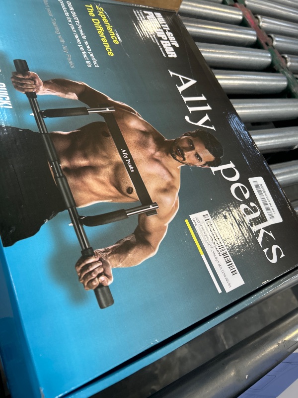 View 2 of ALLY PEAKS Pull Up Bar Thickened Steel Pipe Super Heavy Duty Steel Frame Upper Workout Bar| Multi-Grip Strength for Doorway | Indoor Chin-Up Bar Fitness Trainer for Home Gym Max Limit 440 lbs