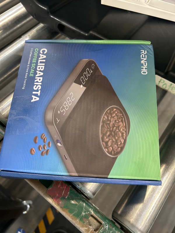 Photo 1 of RENPHO Espresso Scale with Timer, Rechargeable Coffee Scale with Flow Rate Indicator, 0.1g Accurate Coffee Been Scale for Pour-Over, Gift for Coffee Lover, Calibarista, 3kg