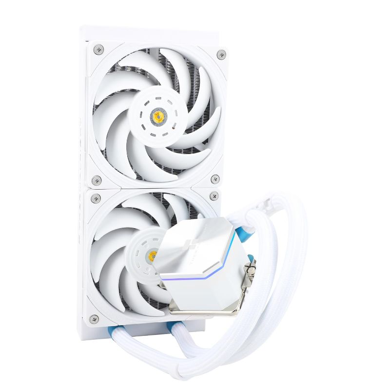 Photo 1 of Thermalrlght Frozen Edge 240 White CPU Liquid Cooler,Efficient PWM Controlled Pump 3300RPM,12CM PWM Fan,Water Cooling Computer Parts,for AMD AM4/AM5,Intel 1150/1151/1200/2011/1700,Computer AIO Cooler