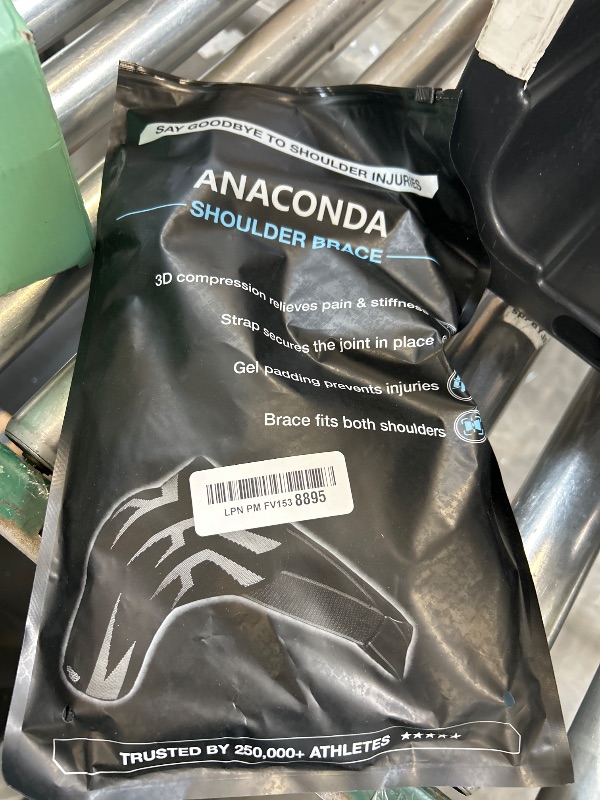 Photo 1 of Anaconda Fightwear Shoulder Brace (Medium) -Rotator Cuff Compression Support with Gel Pad for Shock Absorption & Joint Health -Adjustable Fit for Left/Right Shoulder - Ideal for Athletes - 2 Pack