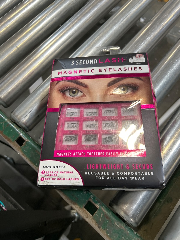 Photo 1 of Allstar Innovations - 3 Second Lash Magnetic Eyelash Accents, Includes 2 Natural, 1 Bold Set of Lashes, As Seen on TV