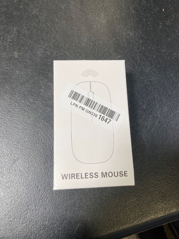Photo 1 of Gizdot Wireless Mouse for MacBook Pro/Air, Bluetooth Rechargeable Mouse with USB-C, Slim Mouse Jiggler for iPad/iMac/Laptop/PC, 2.4G Dual Mode, Silent Click, Compatible Mac OS/Windows, Silver