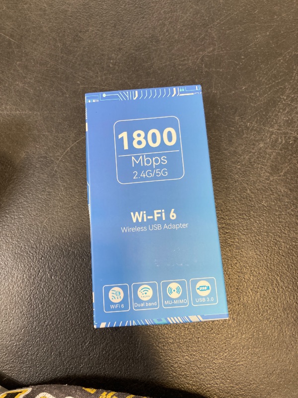 Photo 1 of USB WiFi Adapter for PC WiFi Adapter 1800Mbps Max Speed 4 High-Gain PC WiFi Antennas Ultra-Long Range Signal Reception Wireless Wifi6 Adapter for Desktops & Laptops PC Dual-Network Card connectivity