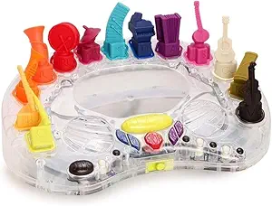 Photo 1 of RhLLvJ Music Box Plastic Music Box LED Light Luminous Musical Box 13 Kinds of Musical Instruments Toy Music Boxes for Kids Boys Birthday Gift Musical Box, Symphony Orchestra
