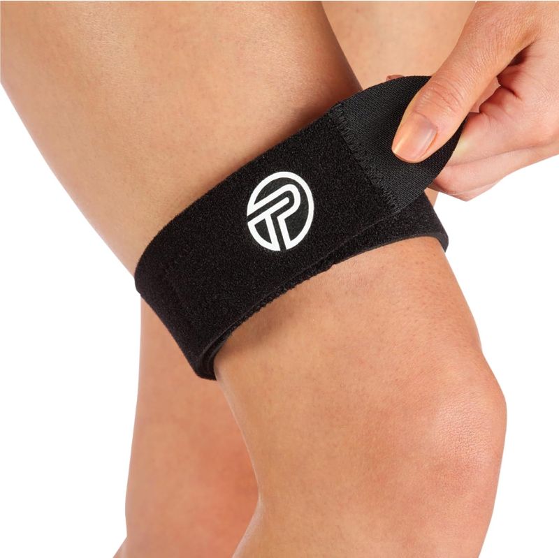 Photo 1 of Pro-Tec Athletics IT Band Compression Wrap, Knee Brace, Compression Wraps, Knee Strain, Knee and Outside of Knee Support, Iliotibial Band Syndrome, Adjustable, Men & Women, Working Out

