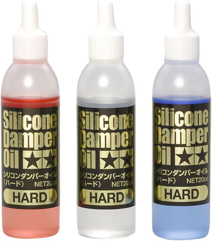 Photo 1 of Tamiya Hop-Up Options No.445 OP.445 Silicone Damper Oil Hard Set (#800, #900, #1000) 53445
