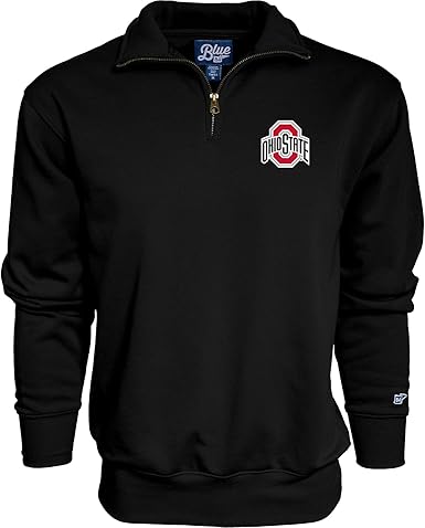 Photo 1 of Blue 84 NCAA mens Quarter Zip Sweatshirt Icon
large