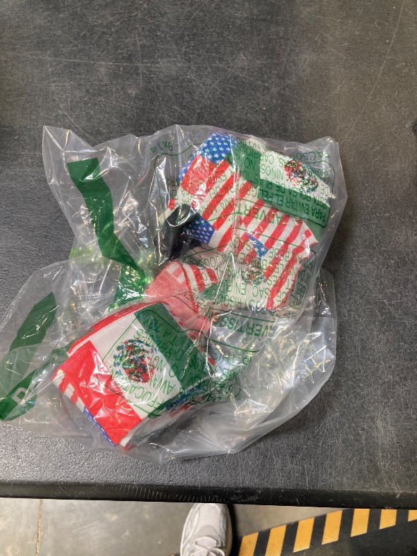 Photo 1 of Ring to Cage Mexico-USA Printed Handwraps Mexican Style Stretchable 180"