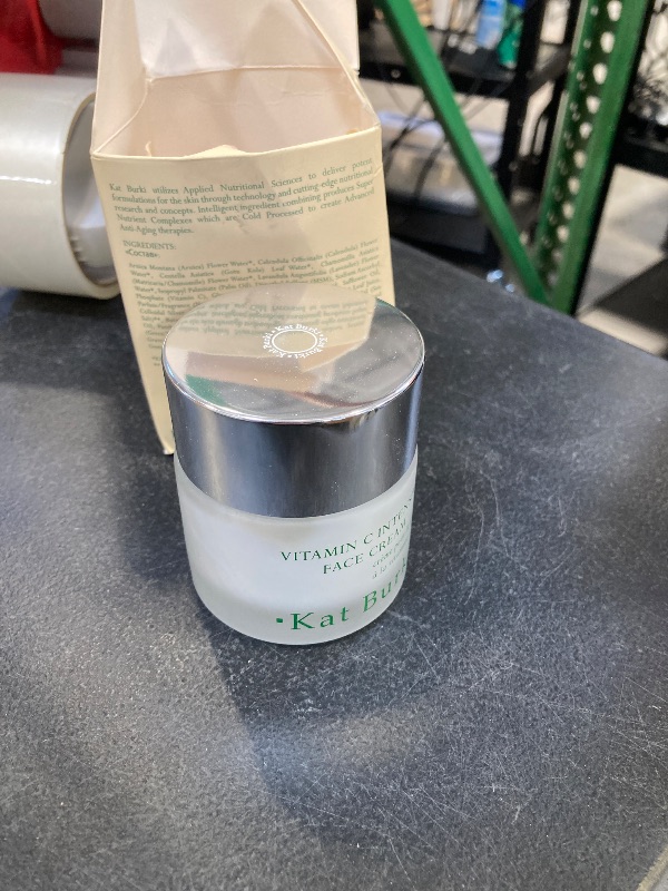 Photo 1 of KAT BURKI 15% Stabilized Vitamin C Intensive Face Cream, Radiance-Boosting Moisturizer for Glowing, Hydrated Skin, 3.4 Fl Oz